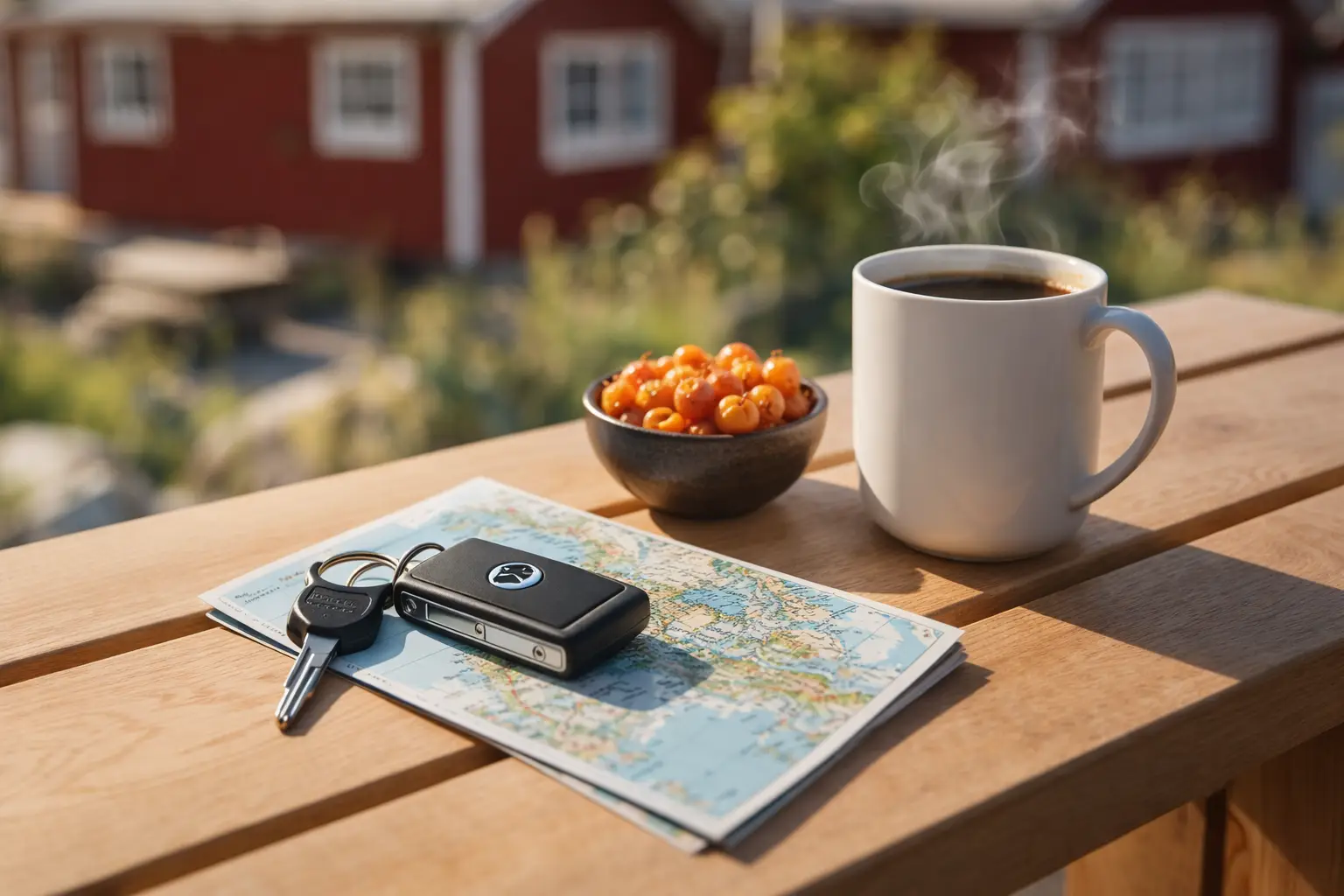 Chiavi, mappa e dettagli utili per prenotare un'auto in Norvegia